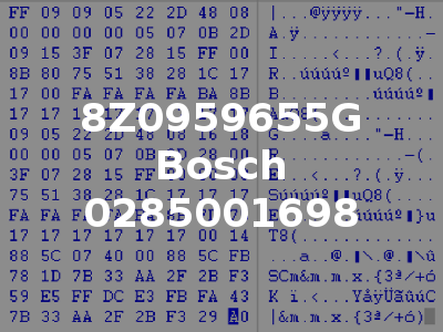 8Z0959655G Bosch 0285001698