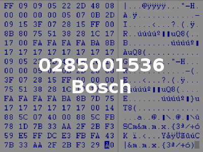 0285001536 Bosch