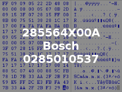 285564X00A Bosch 0285010537