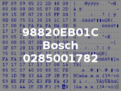 98820EB01C Bosch 0285001782