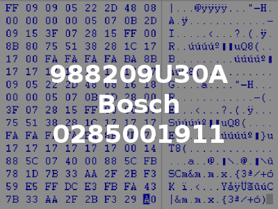 988209U30A Bosch 0285001911