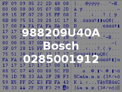 988209U40A Bosch 0285001912