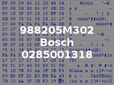 988205M302 Bosch 0285001318