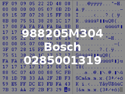 988205M304 Bosch 0285001319