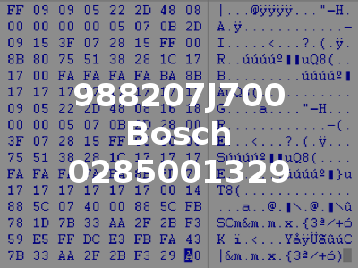 988207J700 Bosch 0285001329