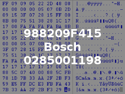 988209F415 Bosch 0285001198