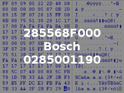 285568F000 Bosch 0285001190