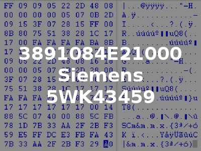 3891084E21000 Siemens 5WK43459