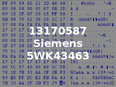 13170587 Siemens 5WK43463