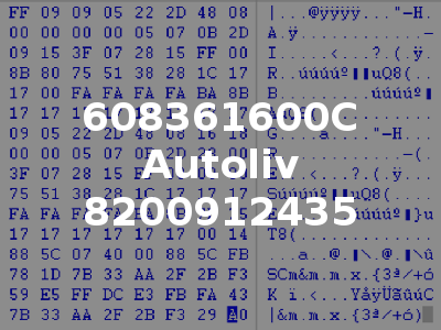 608361600C Autoliv 8200912435