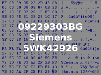 09229303BG Siemens 5WK42926