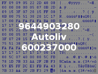 9644903280 Autoliv 600237000