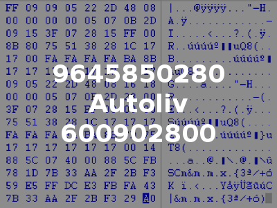 9645850280 Autoliv 600902800
