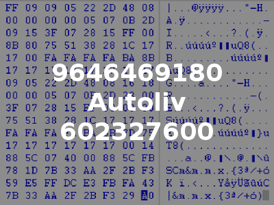9646469180 Autoliv 602327600