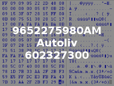 9652275980AM Autoliv 602327300
