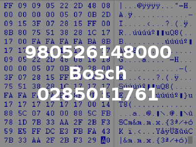 980526148000 Bosch 0285011761