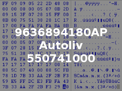 9636894180AP Autoliv 550741000