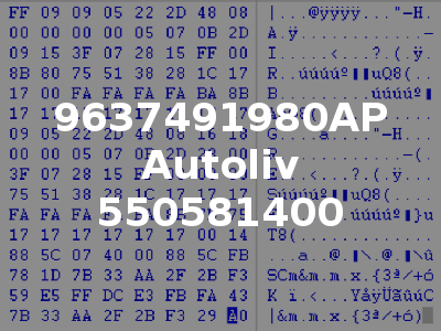 9637491980AP Autoliv 550581400