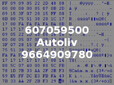 607059500 Autoliv 9664909780