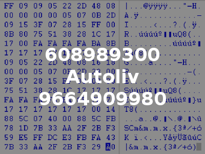 608989300 Autoliv 9664909980