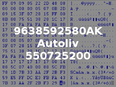 9638592580AK Autoliv 550725200