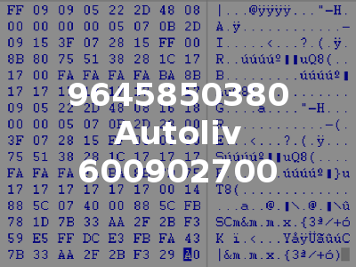 9645850380 Autoliv 600902700