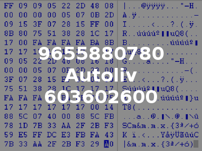 9655880780 Autoliv 603602600