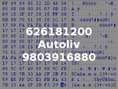 626181200 Autoliv 9803916880