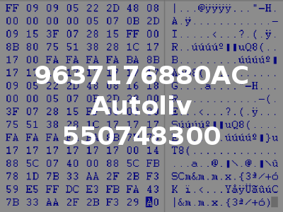 9637176880AC Autoliv 550748300