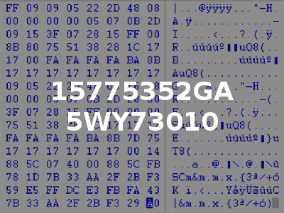 15775352GA 5WY73010