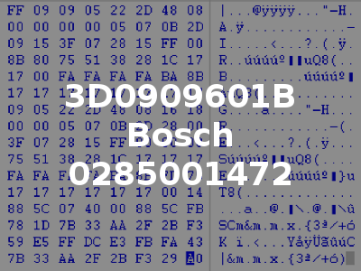 3D0909601B Bosch 0285001472