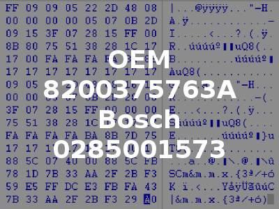 OEM 8200375763A Bosch 0285001573