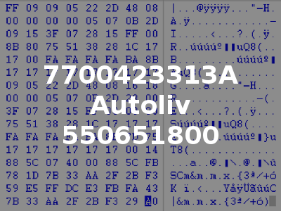 7700423313A Autoliv 550651800