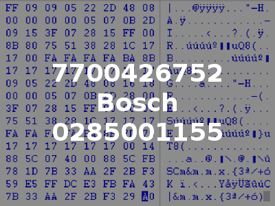 7700426752 Bosch 0285001155