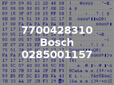 7700428310 Bosch 0285001157