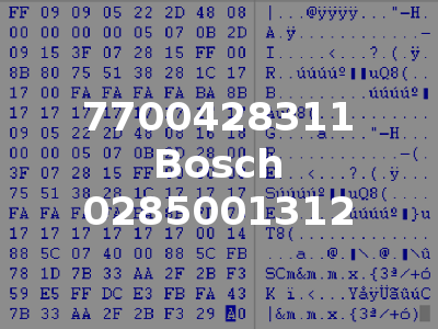 7700428311 Bosch 0285001312