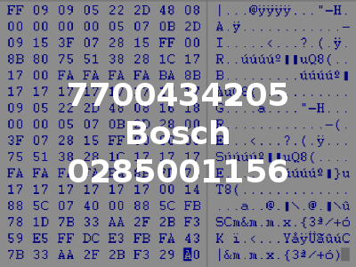 7700434205 Bosch 0285001156