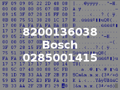 8200136038 Bosch 0285001415