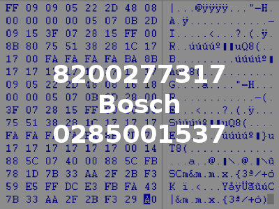 8200277317 Bosch 0285001537