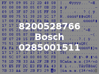 8200528766 Bosch 0285001511