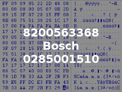 8200563368 Bosch 0285001510