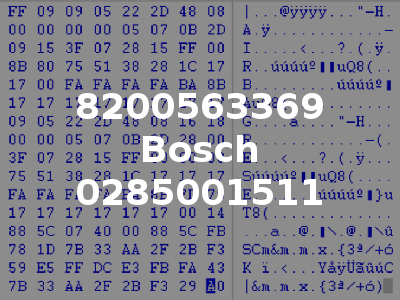8200563369 Bosch 0285001511