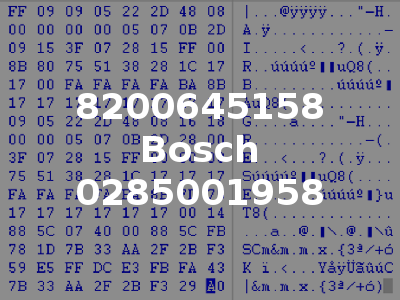 8200645158 Bosch 0285001958