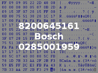 8200645161 Bosch 0285001959