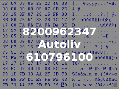 8200962347 Autoliv 610796100
