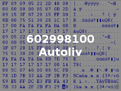 602998100 Autoliv