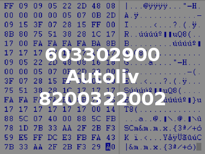 603302900 Autoliv 8200322002