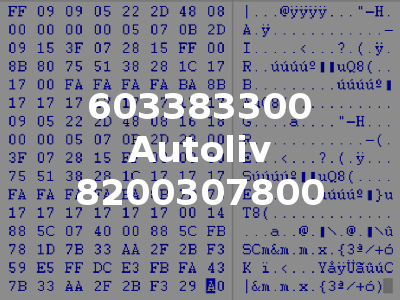 603383300 Autoliv 8200307800