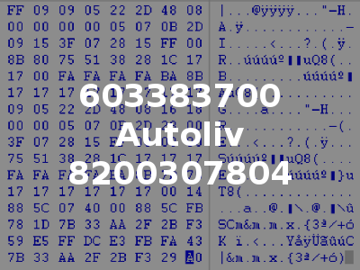 603383700 Autoliv 8200307804