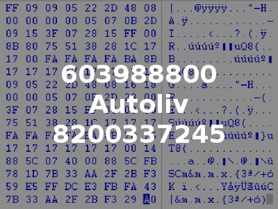 603988800 Autoliv 8200337245